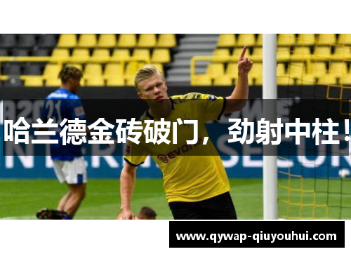 哈兰德金砖破门，劲射中柱！